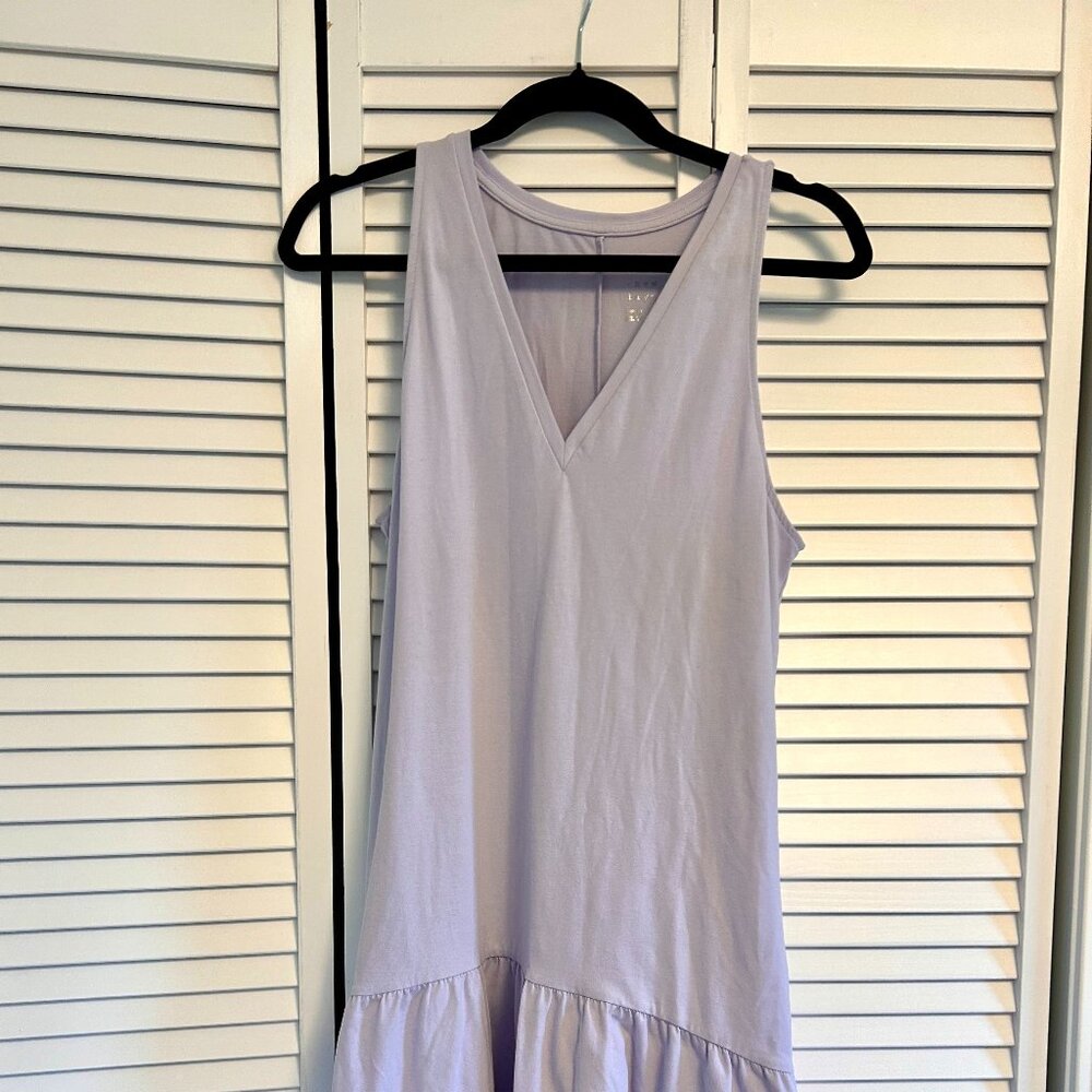 Dropped Waist Lilac Dress